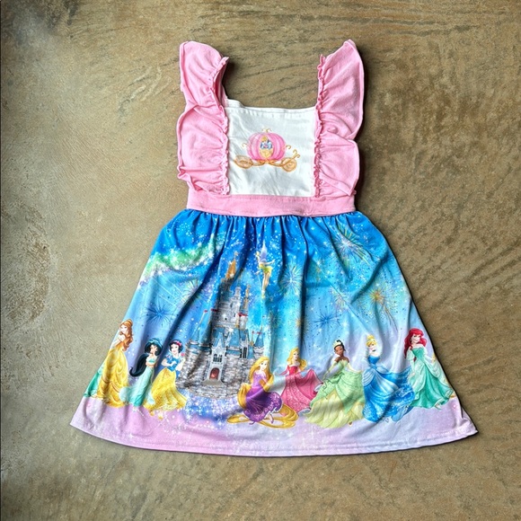 Pink and Blue Princess Dress - Picture 1 of 3